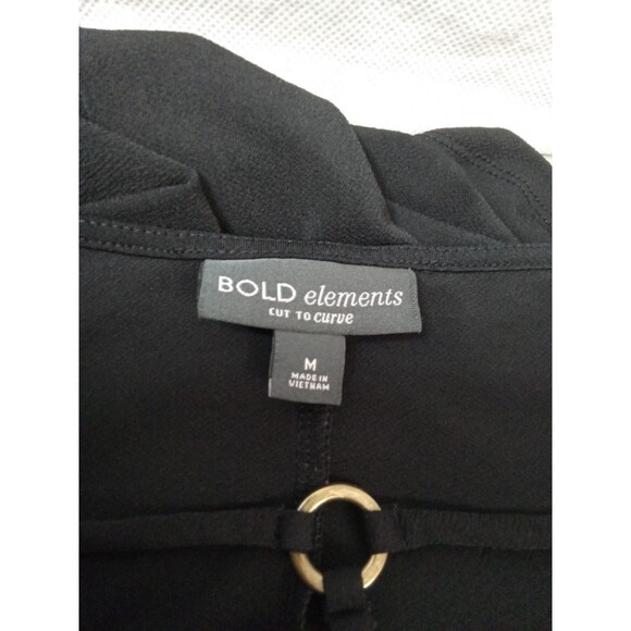 Bold Elements‎ Cut To Curve Black Short Sleeve Womens Medium - Picture 4 of 8